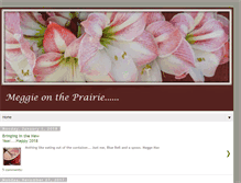 Tablet Screenshot of meggieontheprairie.com